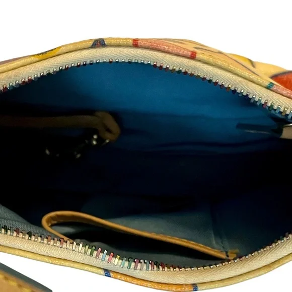 Dooney & Bourke Multicolor Heart Print Women's Bag - Picture 6 of 11